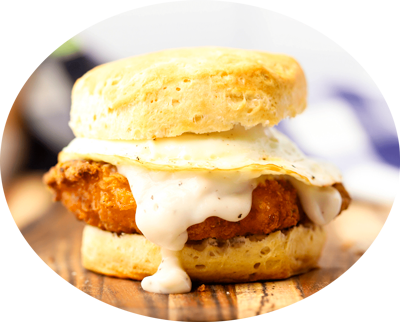 Chick-n-Gravy Biscuit