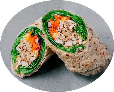 Chick-n-Salad Wrap