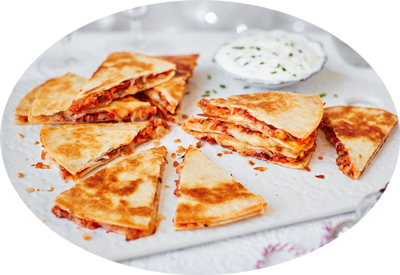 Christmas Quesadilla