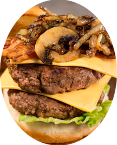 Frosty Feast Cheeseburger